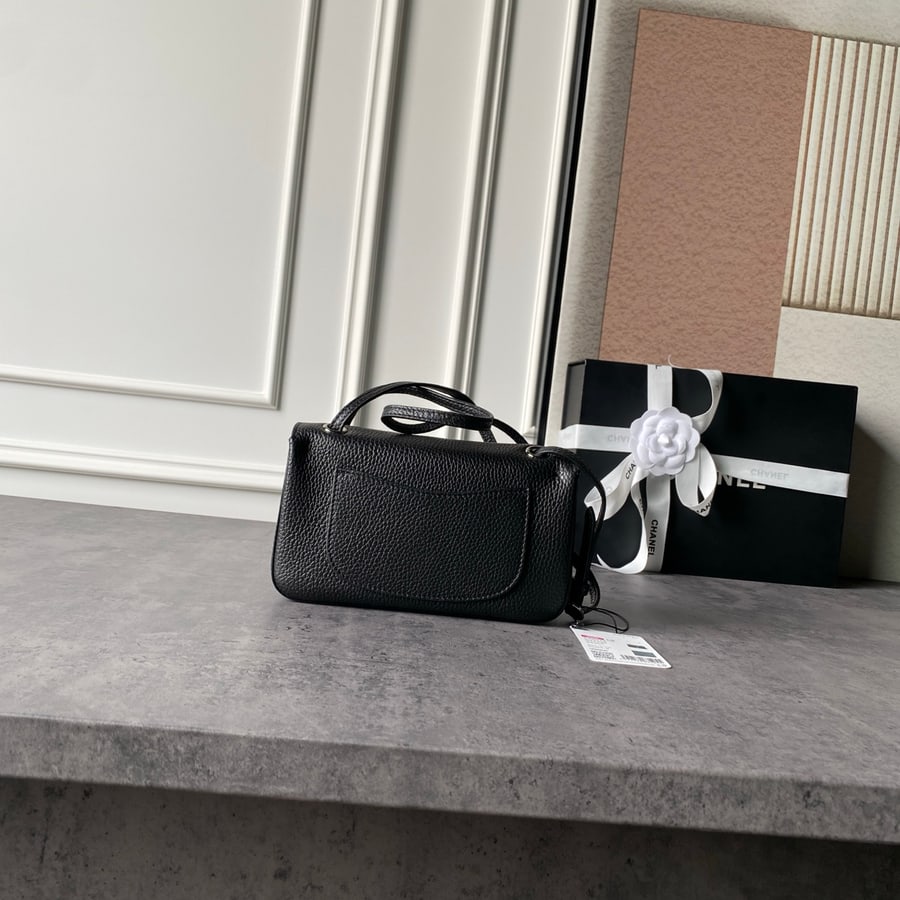 Chanel Mini Classic Flap reference, side view